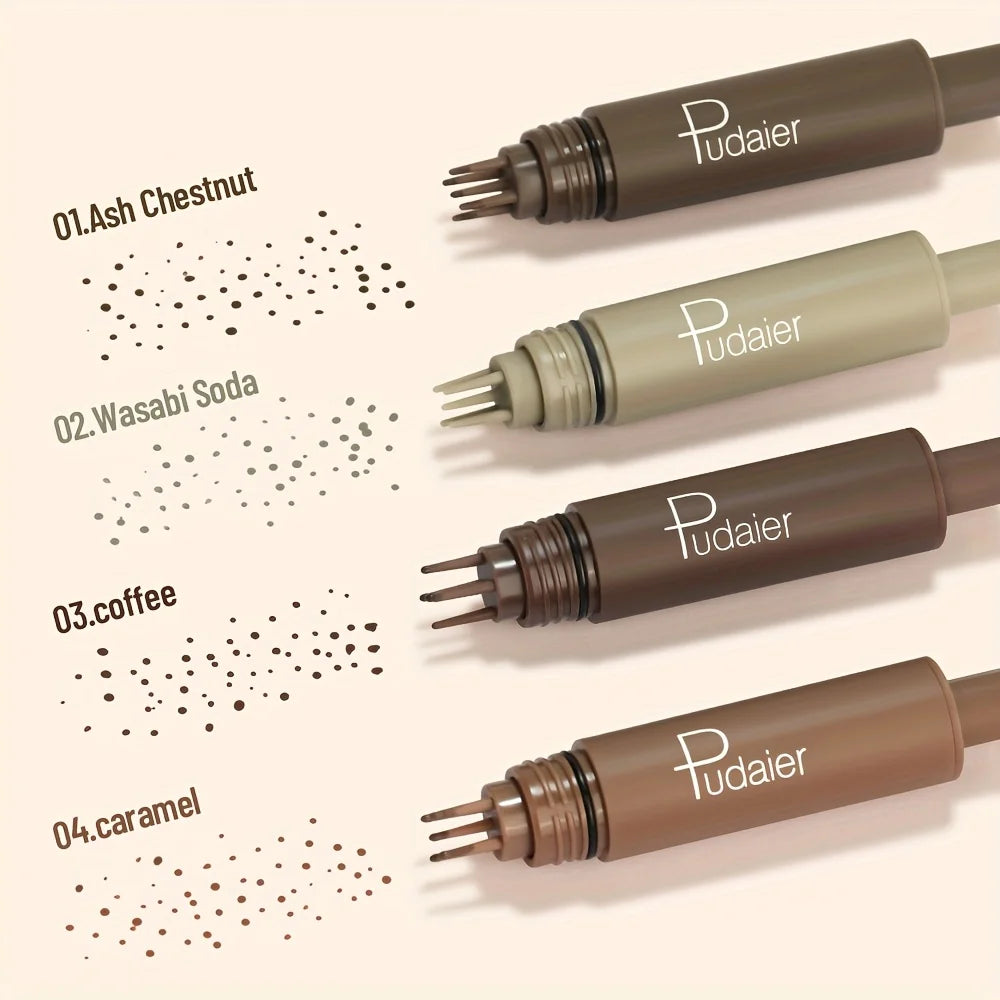Stylo de maquillage tampon de taches de rousseur imperméable, taches de rousseur à points d'aspect naturel, longue durée, résistant à la sueur, adapté aux débutants