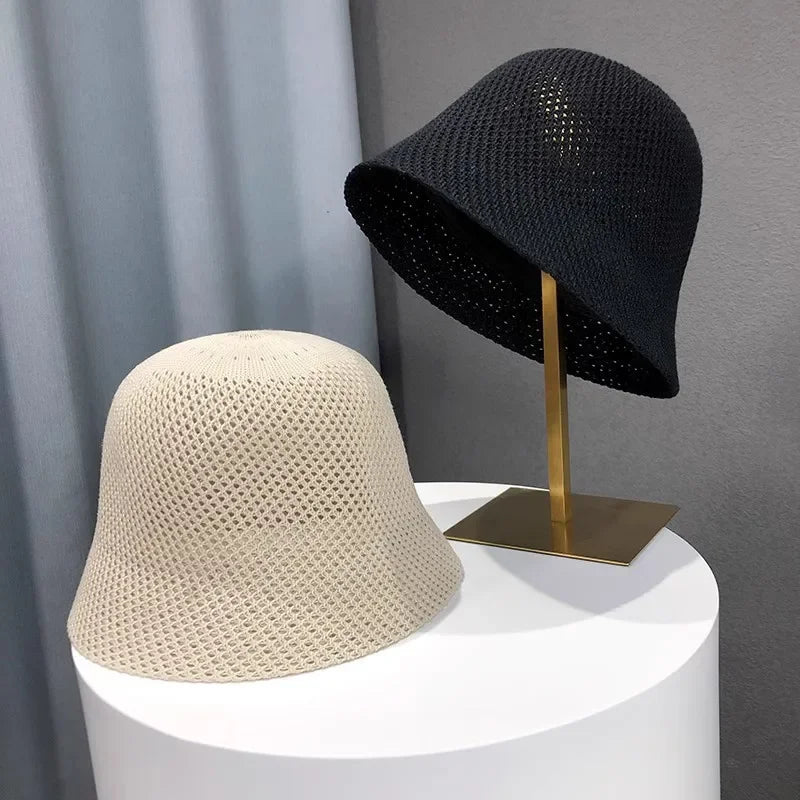 Chapeau de soleil respirant pour femme, casquette ander, mince, creux, extérieur, plage, été, E27