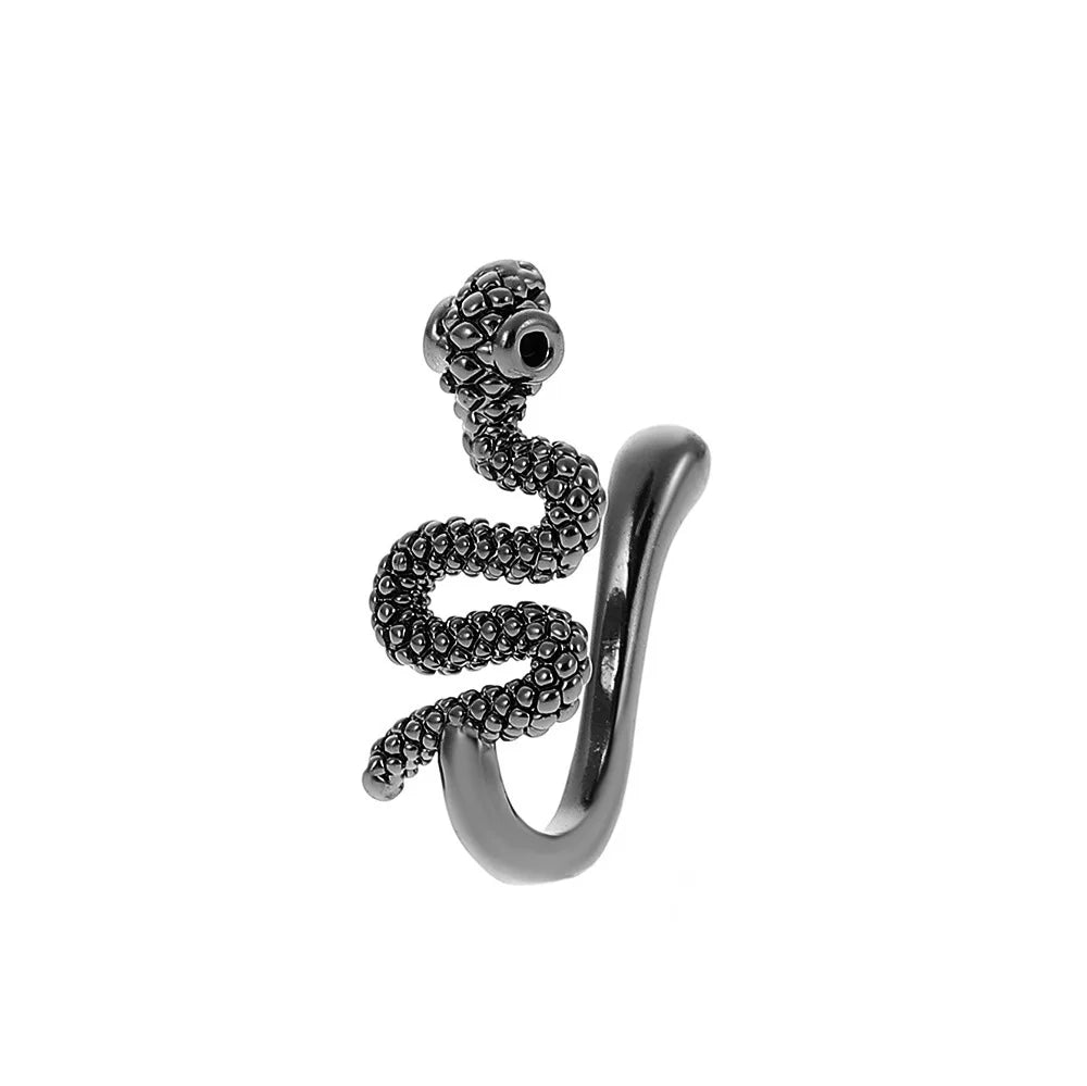 Anneau de nez papillon Egirl, faux piercing, manchette de nez moderne à clipser, ensemble de bijoux, accessoire papillon en cristal étincelant, esthétique