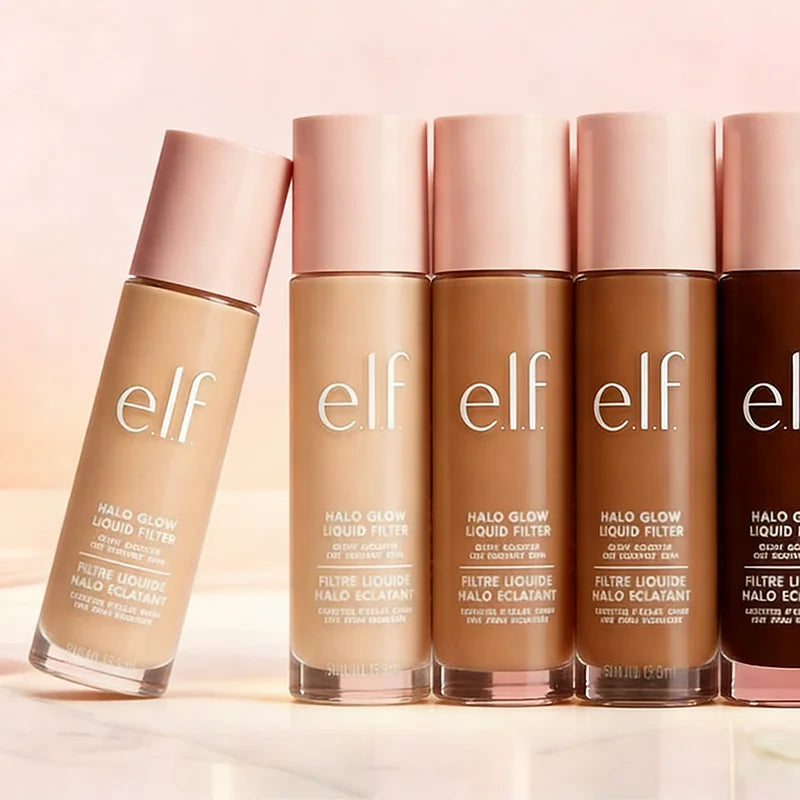 Fond de Teint Respirant Hot Elf Longue Tenue Imperméable Cache les Imperfections et les Cernes Unifie le Teint Anti-Grume Maquillage Quotidien pour Femme