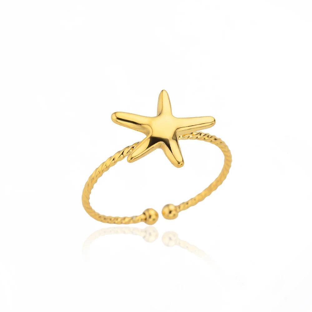 ✨ Bracelets et bagues Doré en Acier Inoxydable 316L – Élégance Intemporelle