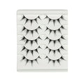 Faux cils d'inspiration d'anime, 5 paires de faux cils d'oeil de dessin animé, aspect dramatique, style démon, volumateur et allongement