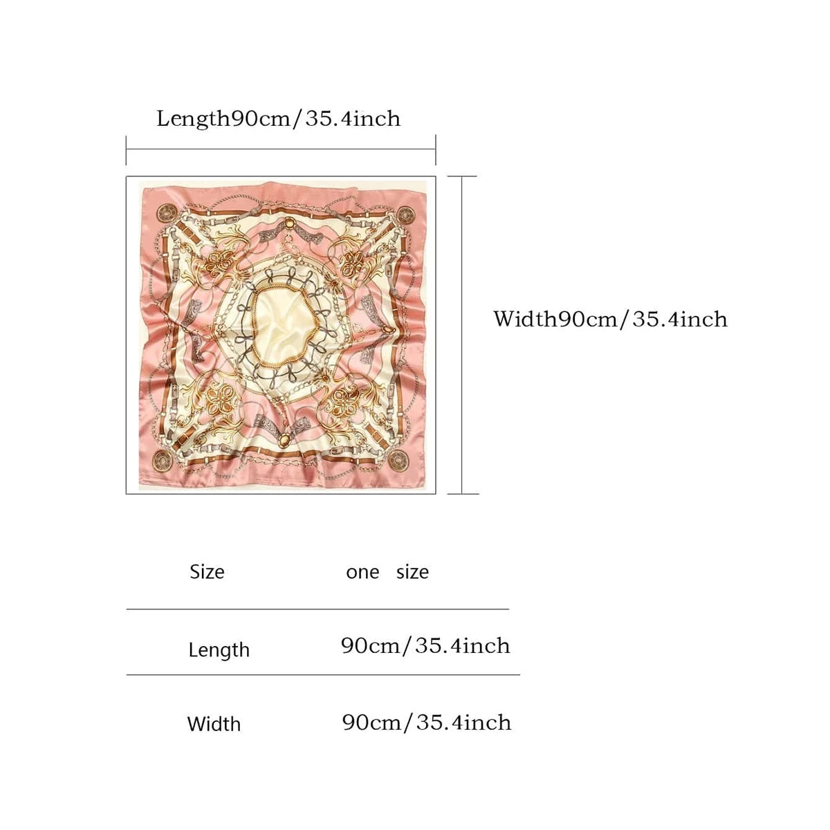 Foulard carré en soie pour femmes, nouveau Design de luxe, Style populaire, quatre saisons, protection solaire, foulard de plage, Hijab, 90x90CM