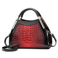Nouveau sac à motif crocodile, grande capacité, sac tendance, portable, pour le travail / les déplacements, sac à bandoulière ou en travers du corps, sac de beauté élégant et à la mode.