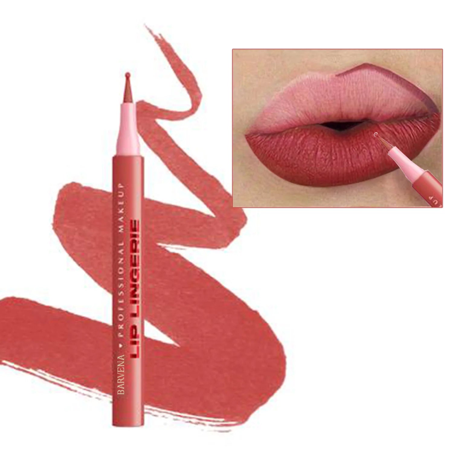Crayon à lèvres mat, imperméable, Application lisse, résistant aux taches, hydratant, hautement pigmenté, 6 couleurs, maquillage pour le contour des lèvres