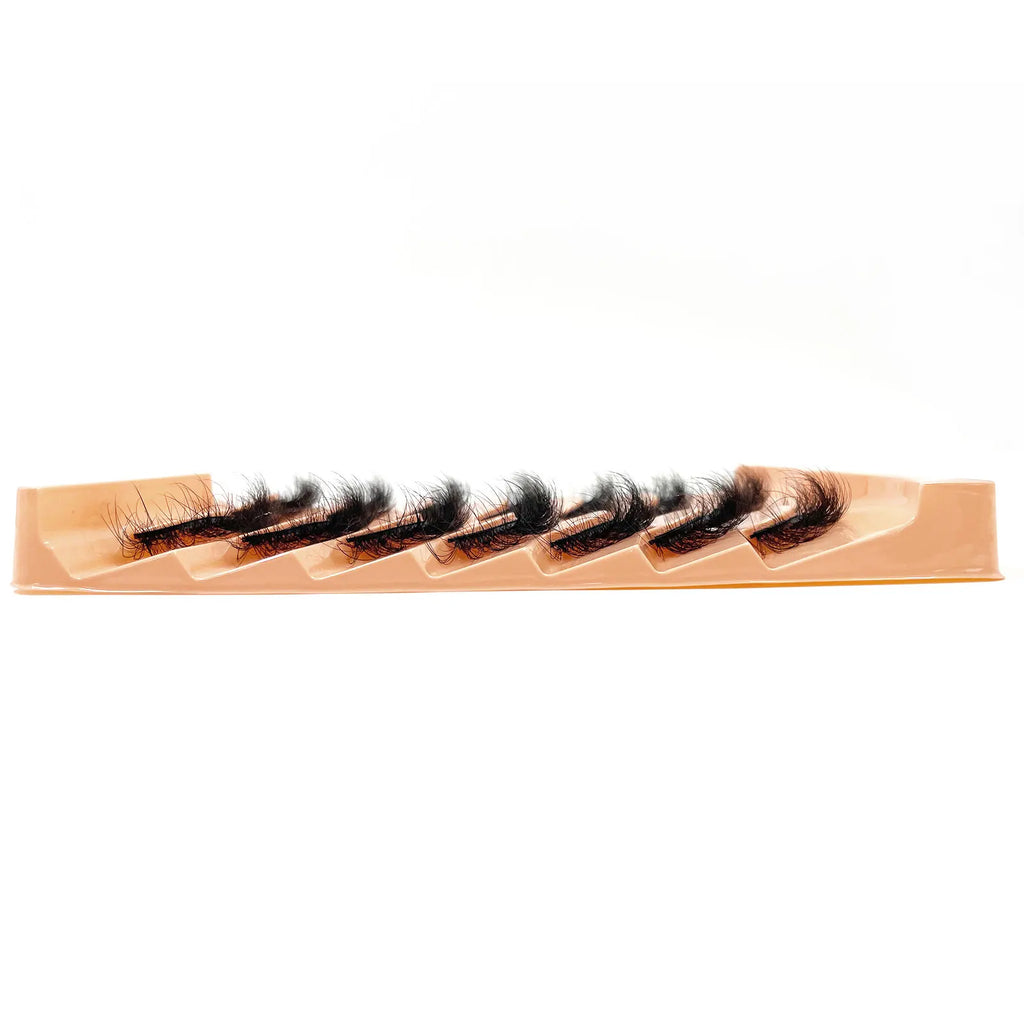 Nouveau 7 paires de faux cils épais, simulation 3D en fourrure de vison, faux cils dramatiques, vente en gros, fabrication de faux cils pleine ligne