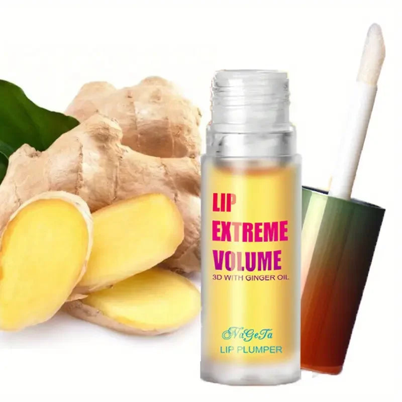 Huile repulpante pour les lèvres au gingembre et à la menthe, sérum volumisant pour les lèvres plus lisses, extracteur pour un Look jeune et Sexy, 1/2 pièces