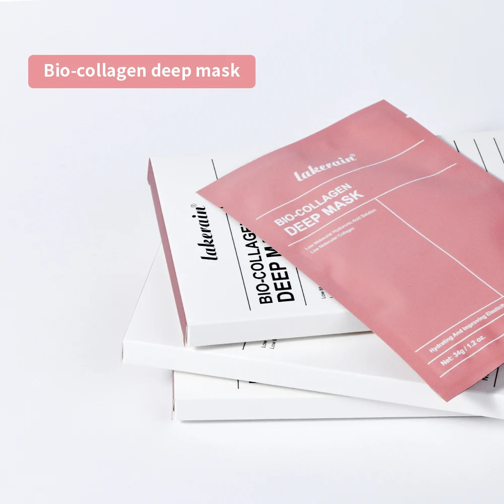 Bio-colagène véritable masque profond supplément collagène hydratant nuit masque hydrogel amélioration de l'élasticité minimisant les pores raffermissant