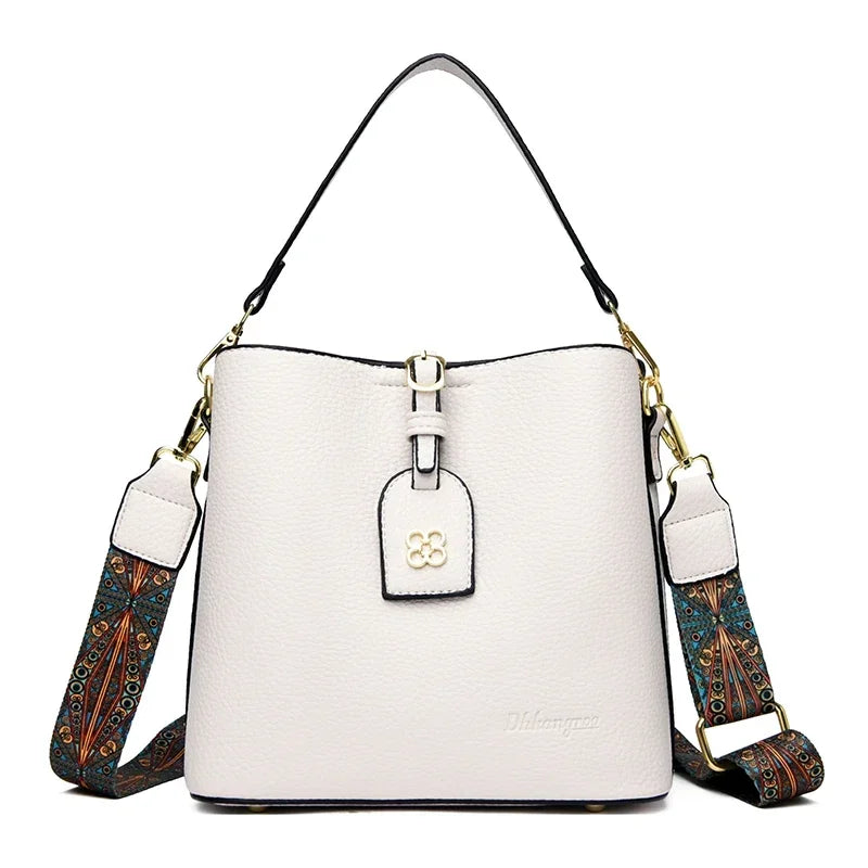 Sac à Main de Luxe en Cuir Multifonctionnel pour Femme, Sacoche à 3 Couches, de Bonne Qualité, de Styliste