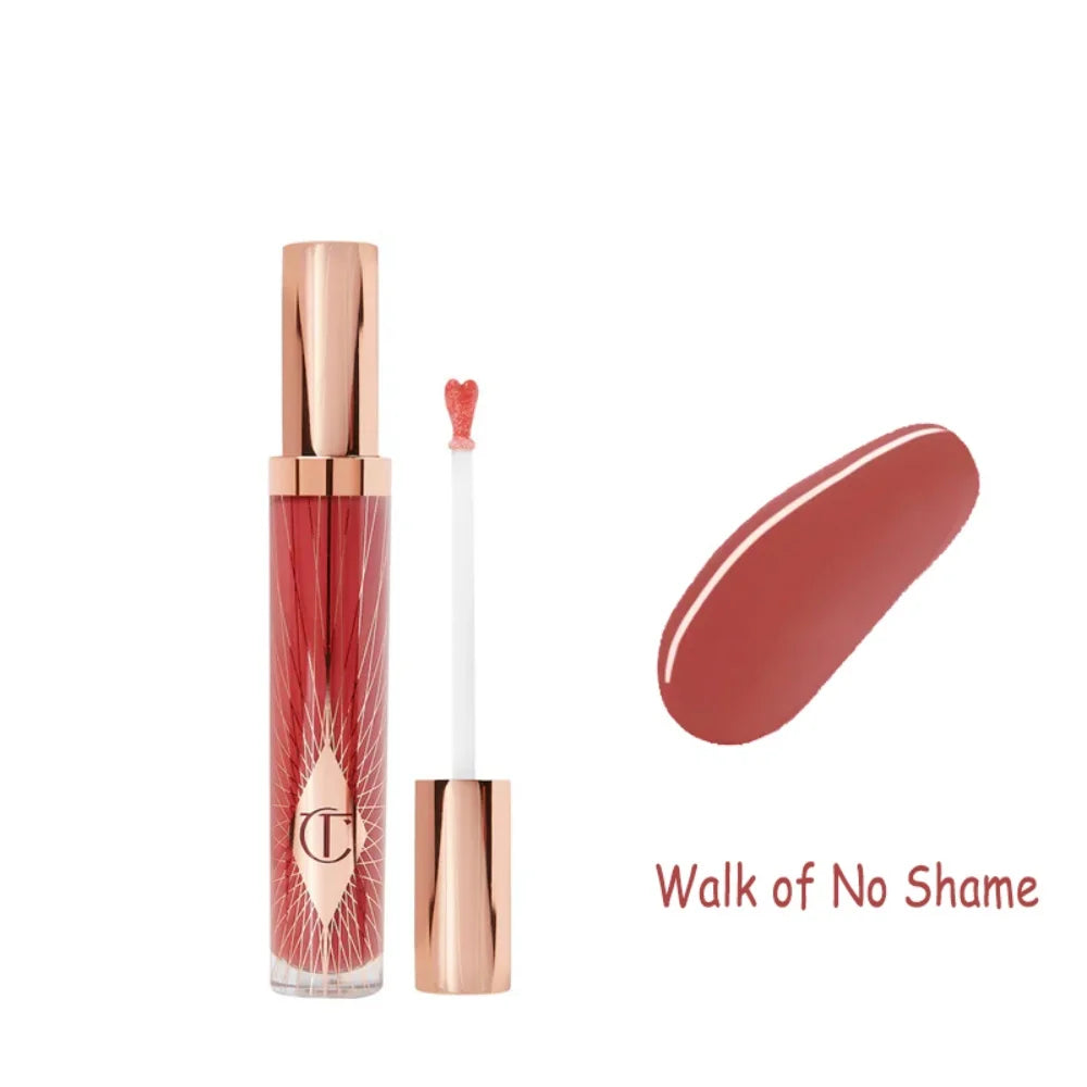 Charlotte Tilbury CT Masque réparateur hydratant pour les lèvres, baume éclaircissant et exfoliant pour les lèvres, rouge à lèvres solide effet gelée, gloss à lèvres