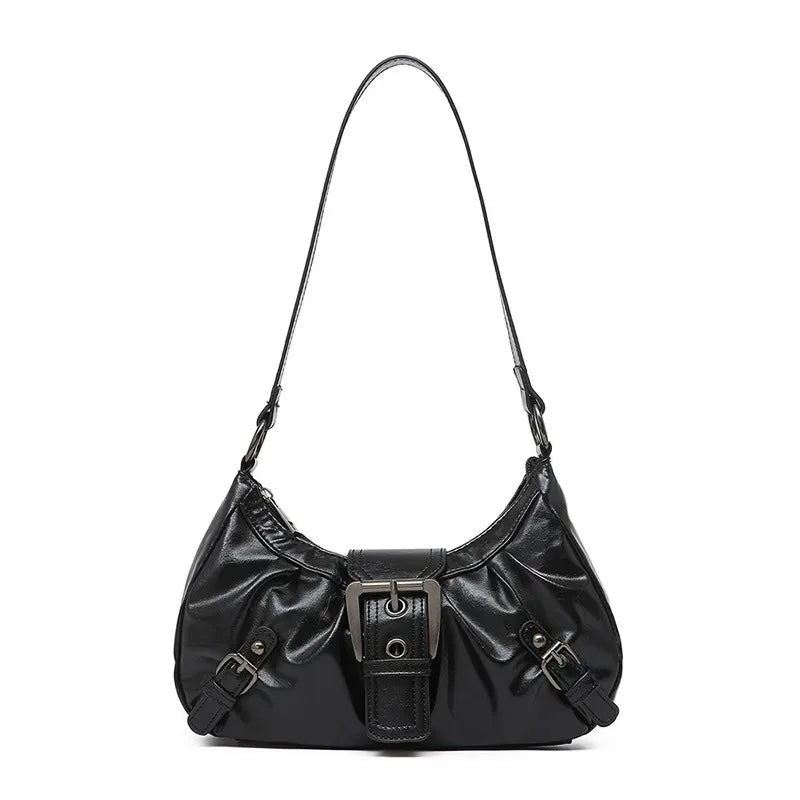 Y2K – sac à bandoulière Hobo plissé rétro pour femmes, pochette sous les bras de Style Maillard, pour voyage, travail, Shopping, offre spéciale