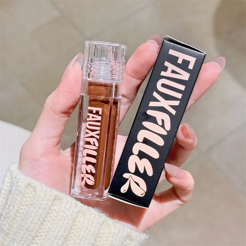 Huda Beauty remplissage brillant Non collant brillant à lèvres hydratant cristal clair huile pour les lèvres repulpant hydratant teinté rouge à lèvres maquillage