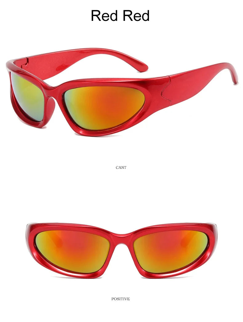 Lunettes de soleil carrées vintage pour femmes, lunettes de soleil de créateur de marque, nuances féminines, miroir rétro punk, petit cadre