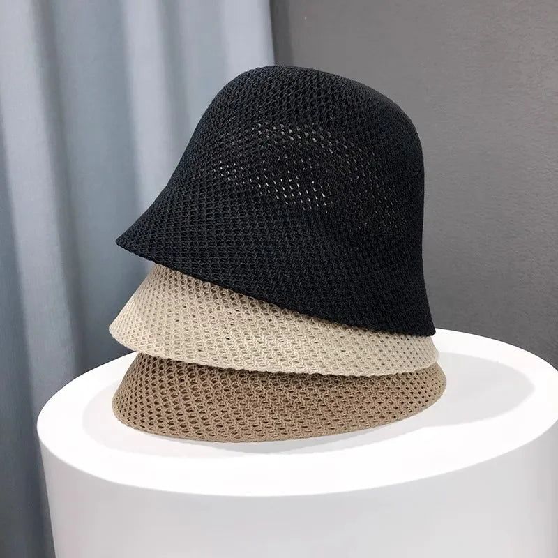 Chapeau de soleil respirant pour femme, casquette ander, mince, creux, extérieur, plage, été, E27