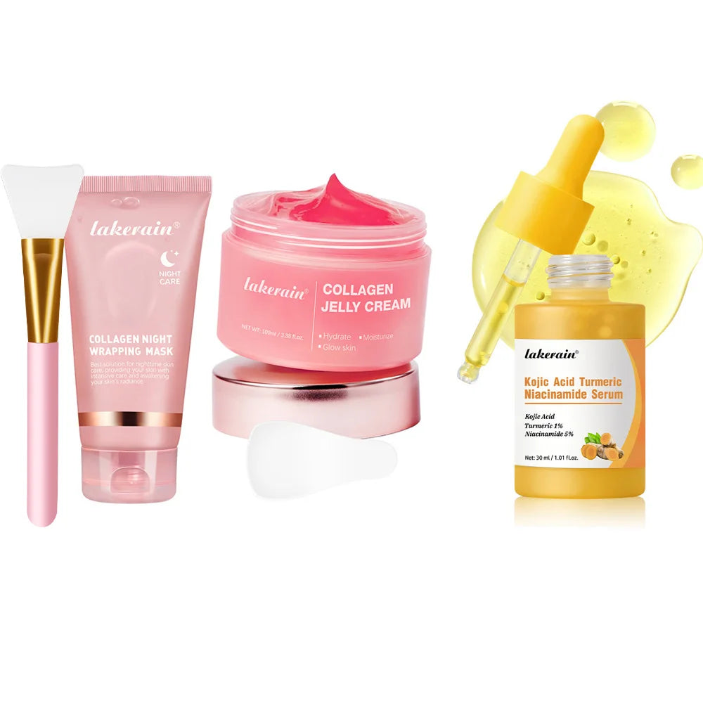 Masque coréen au collagène profond, masque pelable, Anti-rides, Lifting, soins de la peau, Bio Pack, emballage de nuit pour femme, peau de nuit
