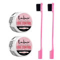 LOCKMIO 30g Mini Gel Coiffant Naturel pour le Contrôle des Bords pour Femmes et Enfants, Gel Tressage Fixation Extra Forte, Pommade Coiffante, Cire Anti-frisottis pour la Ligne des Cheveux