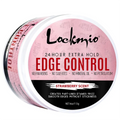 Cire coiffante LOCKMIO 4oz pour femmes, gel fixateur pour franges, crème de finition pour cheveux naturels 4C et perruques, pommade coiffante pour la ligne des cheveux