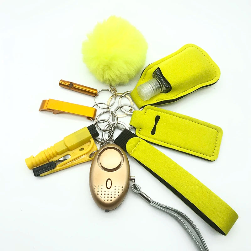 Accessoires de porte-clés de défense personnelle en extérieur – Produits de self-défense sous forme de porte-clés pour femmes. Accessoire portable conçu pour être facilement attaché à un sac ou des clés, destiné à un usage de protection personnelle.