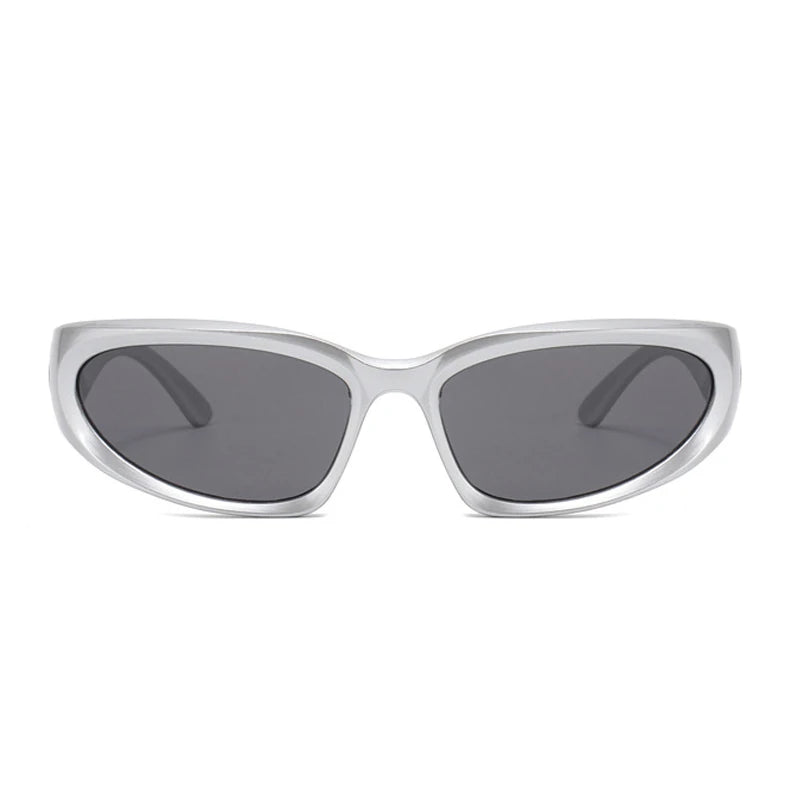 Lunettes de soleil carrées vintage pour femmes, lunettes de soleil de créateur de marque, nuances féminines, miroir rétro punk, petit cadre