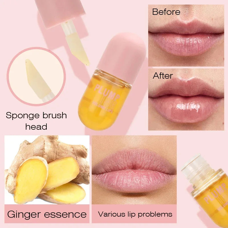 Huile repulpante longue durée pour les lèvres, rehausseur de Volume instantané, sérum au collagène, brillant à lèvres, cosmétique Sexy, augmente le Volume