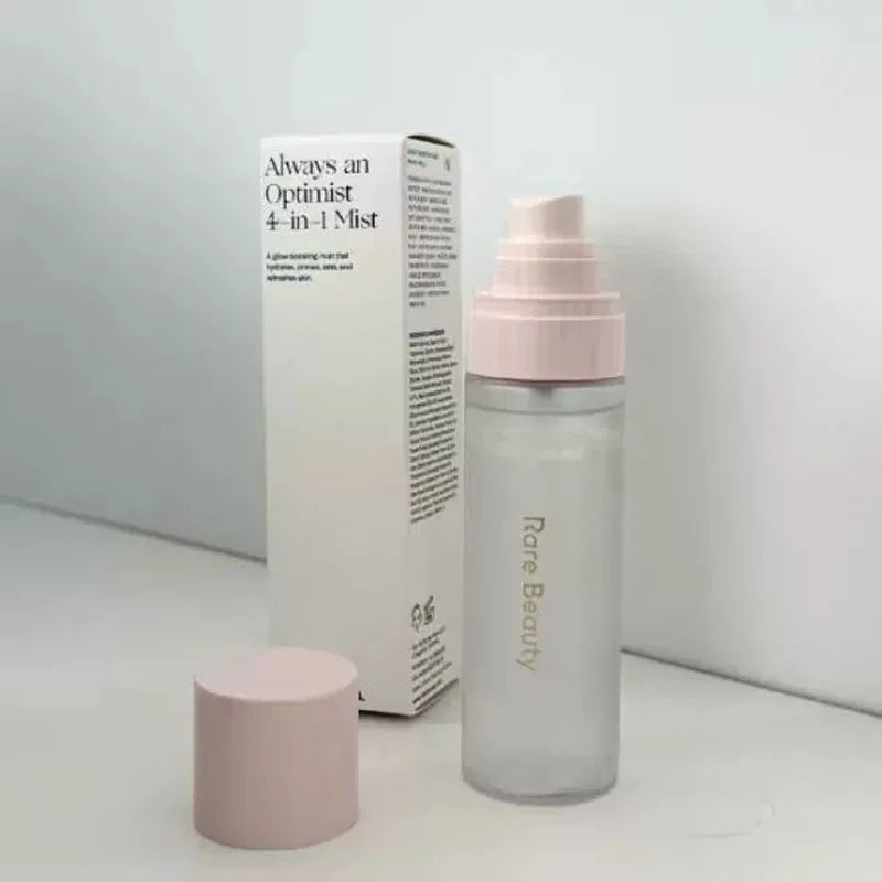 Spray Fixateur de Maquillage 4-en-1 Rare Beauty Pore Primer – Tenue Longue Durée, Sans Effet de Séparation, Rafraîchissant et Illuminateur – Cosmétiques