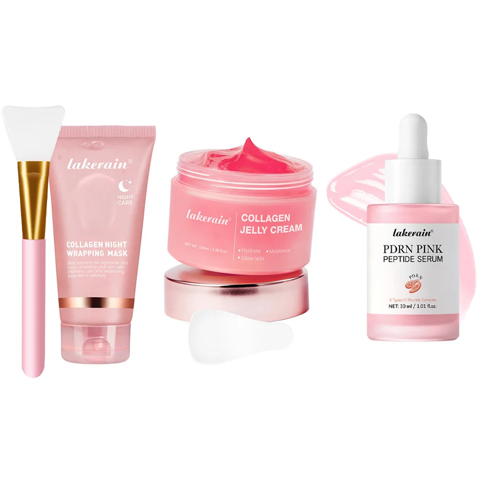 Masque coréen au collagène profond, masque pelable, Anti-rides, Lifting, soins de la peau, Bio Pack, emballage de nuit pour femme, peau de nuit