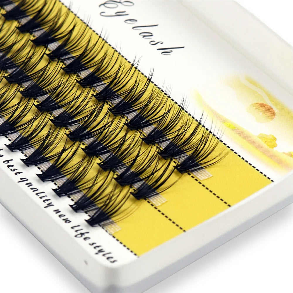 Extensions de cils en vison 20D/30D, 1 boîte/60 bouquets, extensions de cils naturels 3D russes, grappes de cils individuels, outils de maquillage, cils, cilia