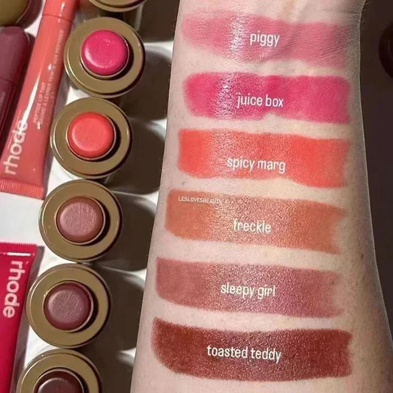 RHODE poche Blush bâton brillant à lèvres et joue bâton hydratant Rouge naturel poudre Blush crème rouge à lèvres joue facile à appliquer couleur