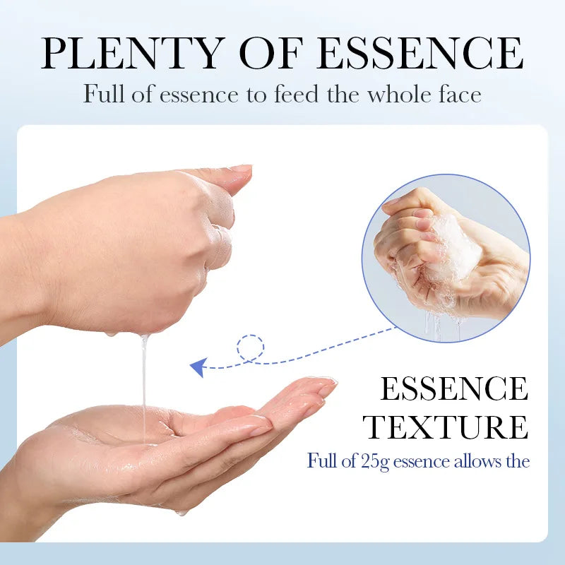 10 pièces SAODER acide hyaluronique masques pour le visage soins de la peau raffermissant hydratant masque Facial produits de soins de la peau du visage