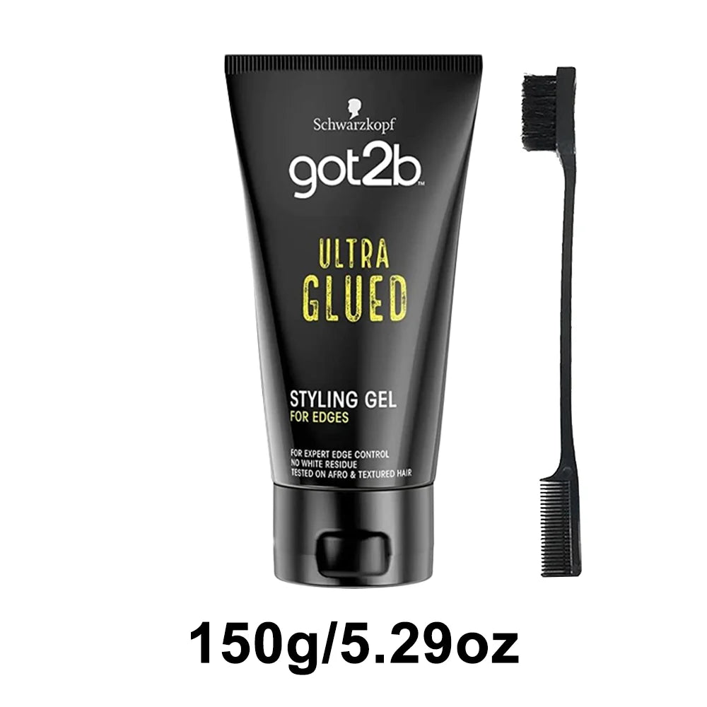 Got2b Glued Spiking Glue Gel Coiffant Invisible Résistant à l'Eau Fixation Forte pour Adhésifs de Perruques Gel de Contrôle des Frisottis pour une Tenue Extrême