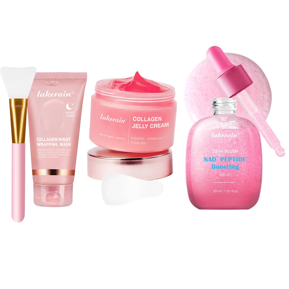 Masque coréen au collagène profond, masque pelable, Anti-rides, Lifting, soins de la peau, Bio Pack, emballage de nuit pour femme, peau de nuit