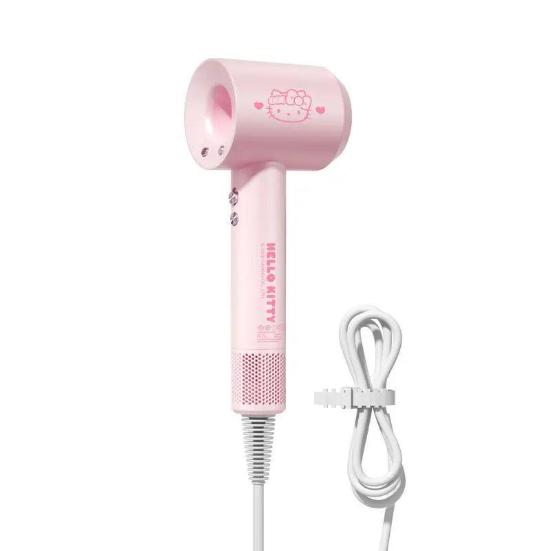 Sèche-cheveux à air chaud Hello Kitty Kuromi, design créatif de dessin animé, compact et pratique, économique et pratique, cadeau de vacances