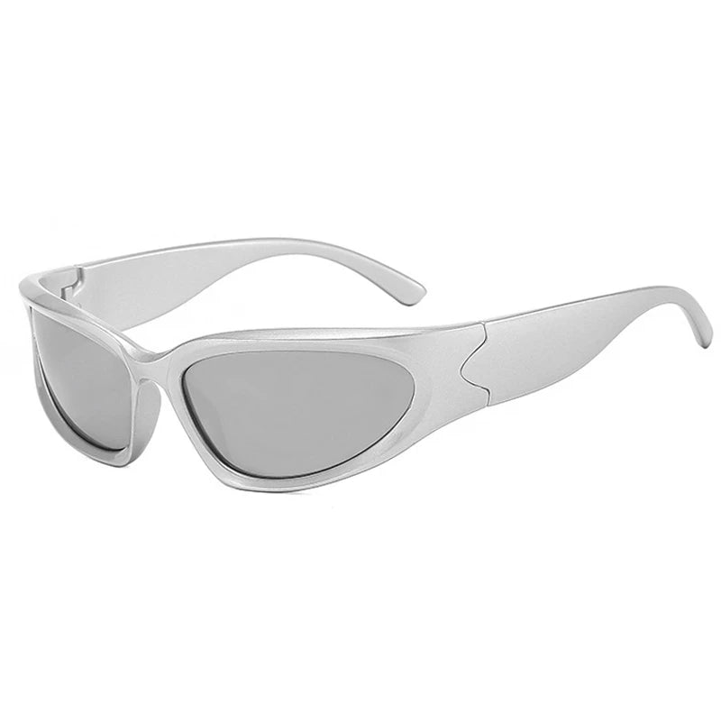 Lunettes de soleil carrées vintage pour femmes, lunettes de soleil de créateur de marque, nuances féminines, miroir rétro punk, petit cadre