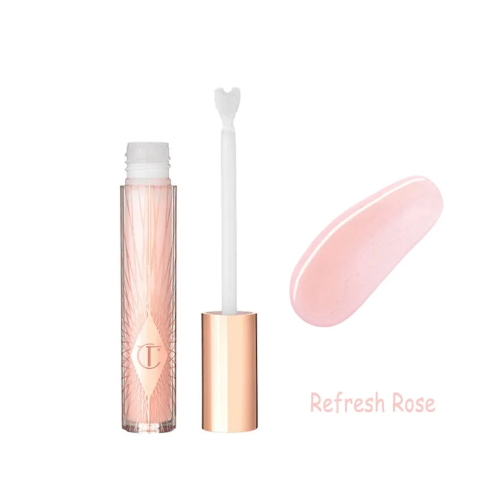 Charlotte Tilbury CT Masque réparateur hydratant pour les lèvres, baume éclaircissant et exfoliant pour les lèvres, rouge à lèvres solide effet gelée, gloss à lèvres