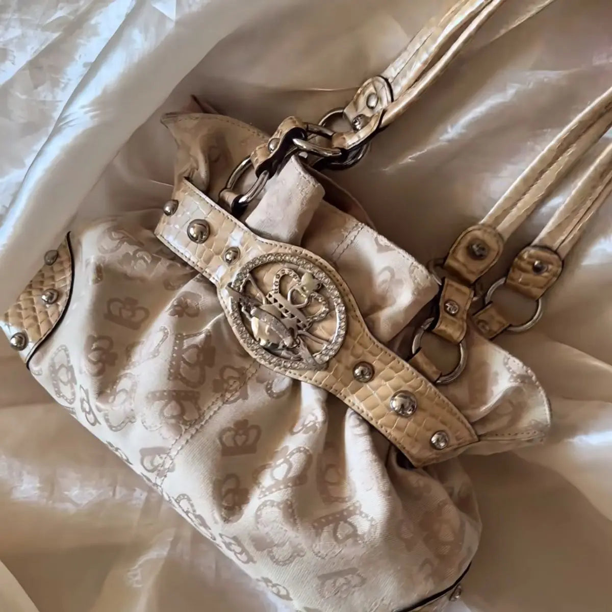 Sac sous le bras Sweet Cool style Y2K, sac cabas à bandoulière en cuir PU, grande capacité, pour femmes, esthétique fairycore, sac à main chic et tendance.