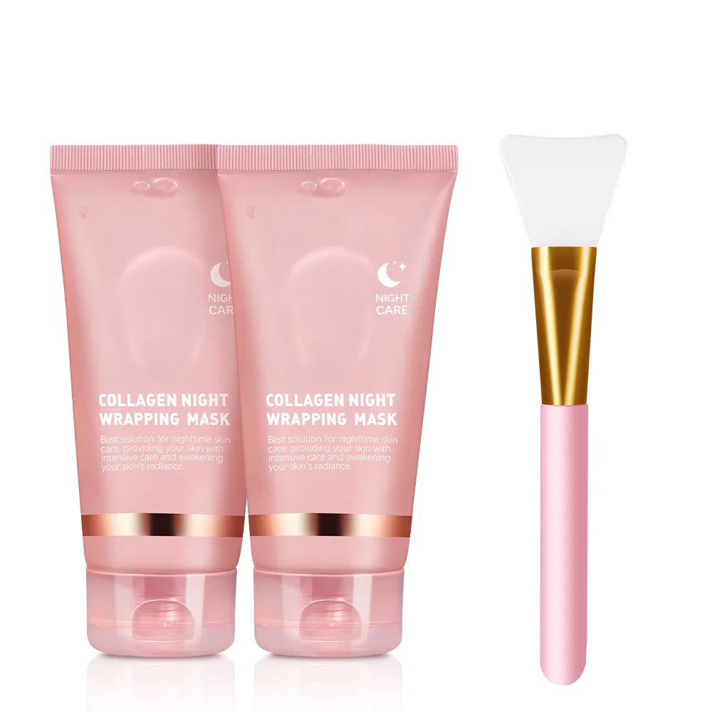 Masque coréen au collagène profond, masque pelable, Anti-rides, Lifting, soins de la peau, Bio Pack, emballage de nuit pour femme, peau de nuit
