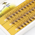 1 Boîte/60 Bouquets de Cils en Vison Naturels 3D Russes, Extensions de Cils Individuels 10D, Outil de Maquillage pour Cils en Grappe, Vente en Gros