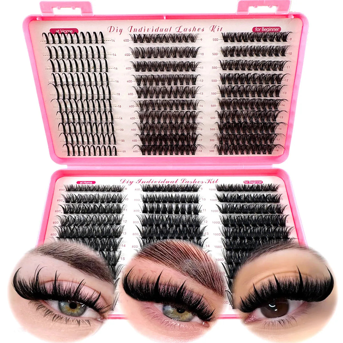 Cils en grappes individuels Spikes 40D/50D/60D/80D/100D – 580 pièces

Cils en grappes individuels épais, fournis et légers pour un effet volumineux et aérien. Courbure D pour un regard intense et élégant. Épaisseur 0,07 mm. Longueurs mélangées de 9 à 18 m