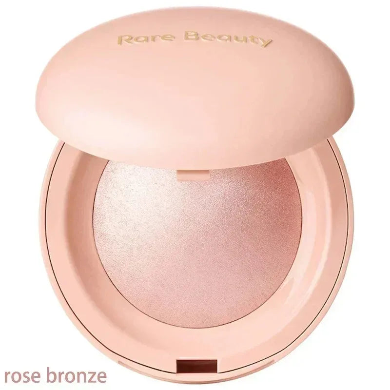 Fard à joues en poudre haute brillance, beauté Rare, léger, soyeux, Portable, hydratant durable, imperméable, contour naturel, maquillage pour le visage