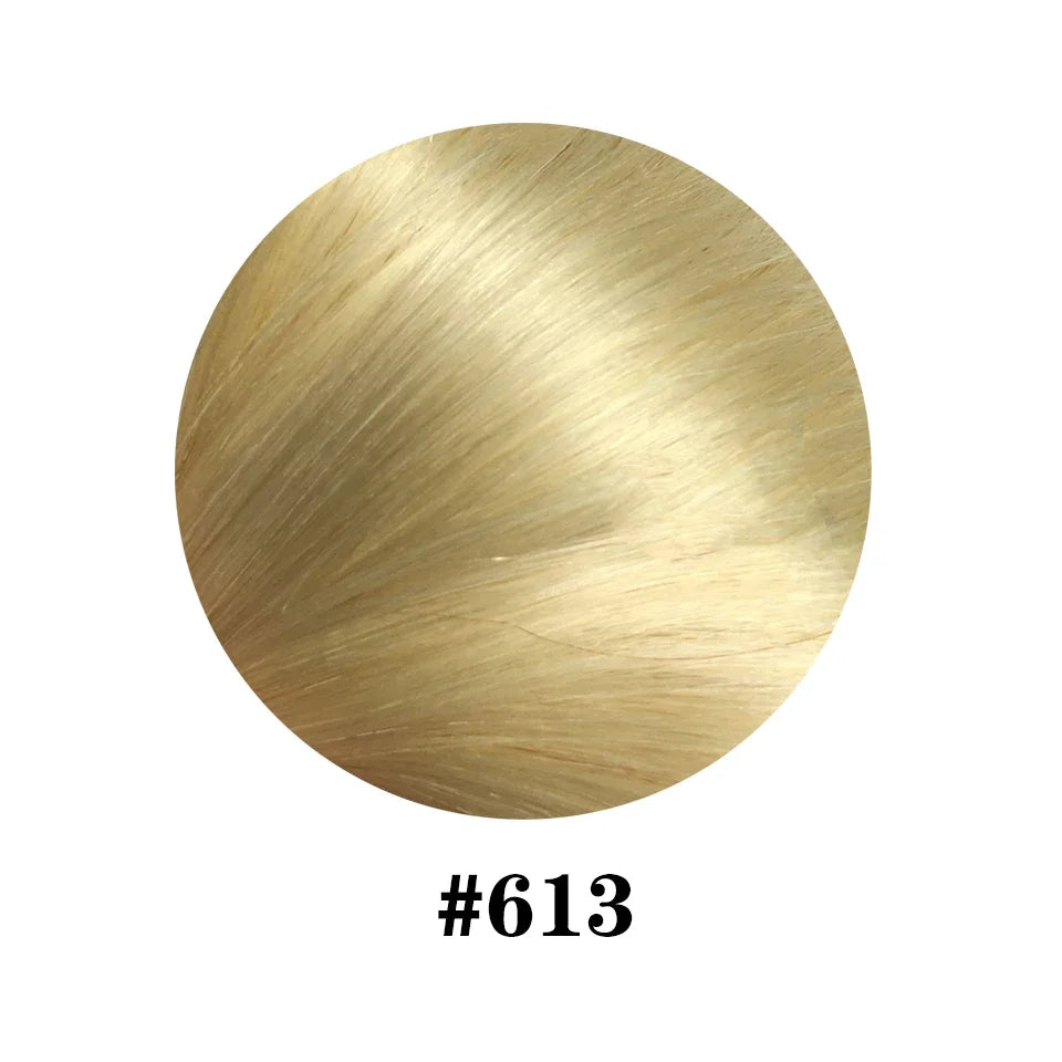 Queue de cheval droite en cheveux humains, extension 100 % cheveux humains vierges, à enrouler avec cordon de serrage, à clipser, noir naturel 1B pour femmes