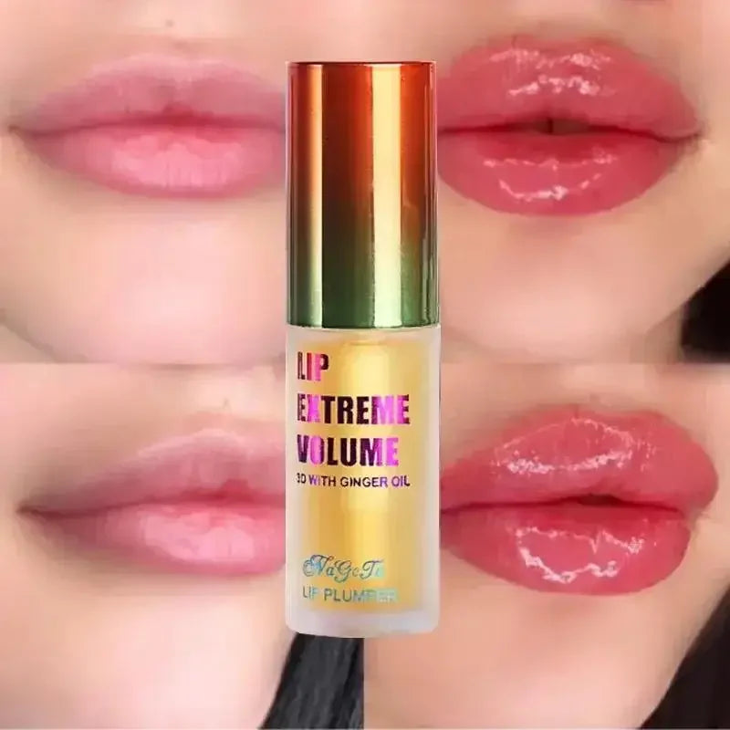 Huile repulpante pour les lèvres au gingembre et à la menthe, sérum volumisant pour les lèvres plus lisses, extracteur pour un Look jeune et Sexy, 1/2 pièces