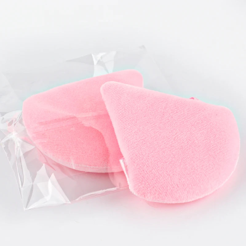 1/2/3/6 pièces Triangle velours poudre bouffée visage cosmétique beauté des yeux outil de maquillage éponge réutilisable lavable Mini bouffée de poudre accessoire