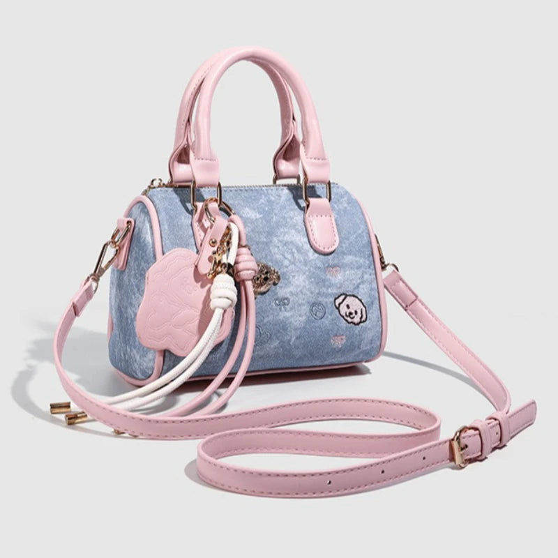 Sac bandoulière en jean tendance pour femme – Sacs à main et sacs de créateurs de luxe