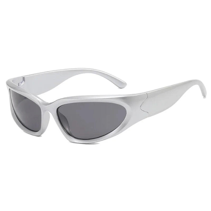 Lunettes de soleil carrées vintage pour femmes, lunettes de soleil de créateur de marque, nuances féminines, miroir rétro punk, petit cadre