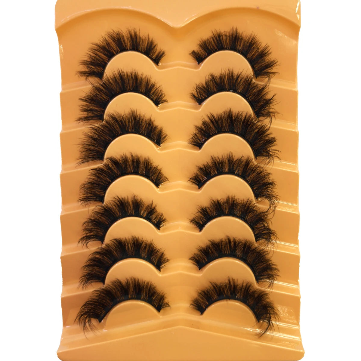Nouveau 7 paires de faux cils épais, simulation 3D en fourrure de vison, faux cils dramatiques, vente en gros, fabrication de faux cils pleine ligne