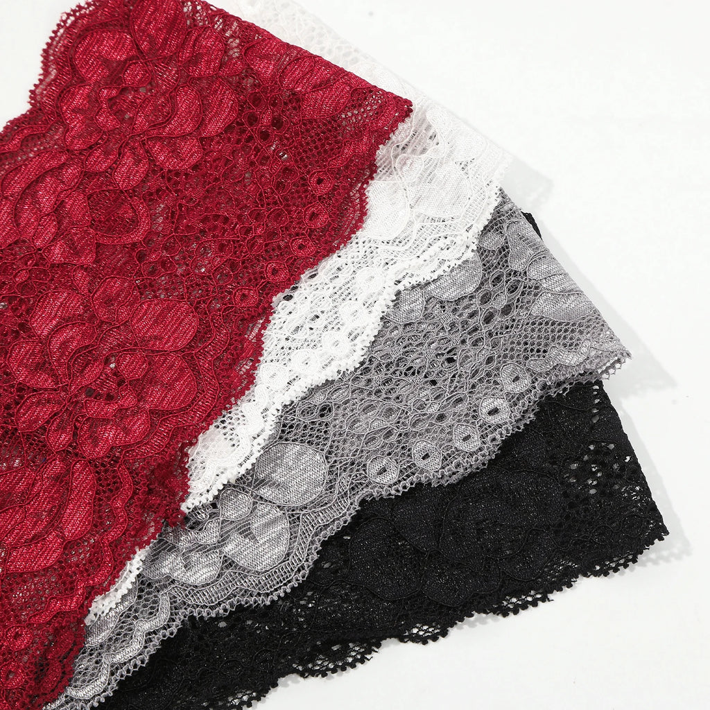 AWAYTR – bandeaux élastiques en dentelle de couleur unie, large nœud en tissu, accessoires pour cheveux pour femmes, couvre-chef de fête