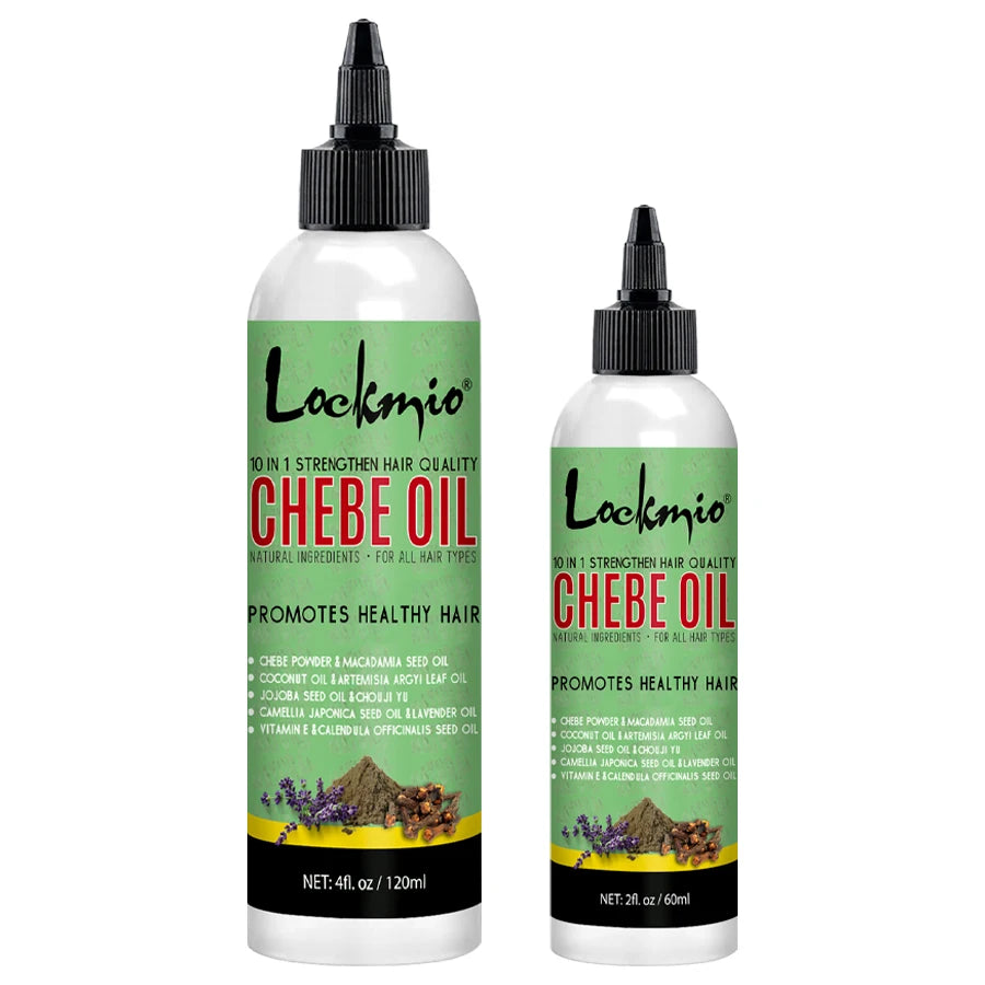 LOCKMIO Chebe huile capillaire pour cuir chevelu apaisant nourrissant racines produits de soins capillaires pour hommes et femmes Chebe revitalisant hydratant