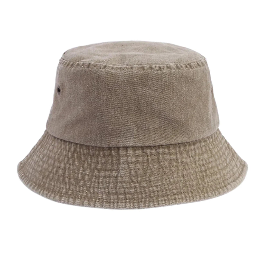 Chapeau Bob Personnalisé avec Logo Brodé, Casquette de Soleil Vintage pour l'Été et les Activités de Plein Air