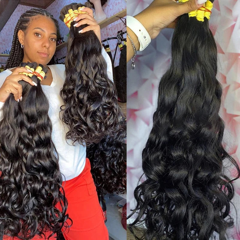 Extensions De Cabelos Humano indien Vietinamita Original naturel Brasileiro Cacheados Para Mega cheveux crus indien 100% cheveux humains