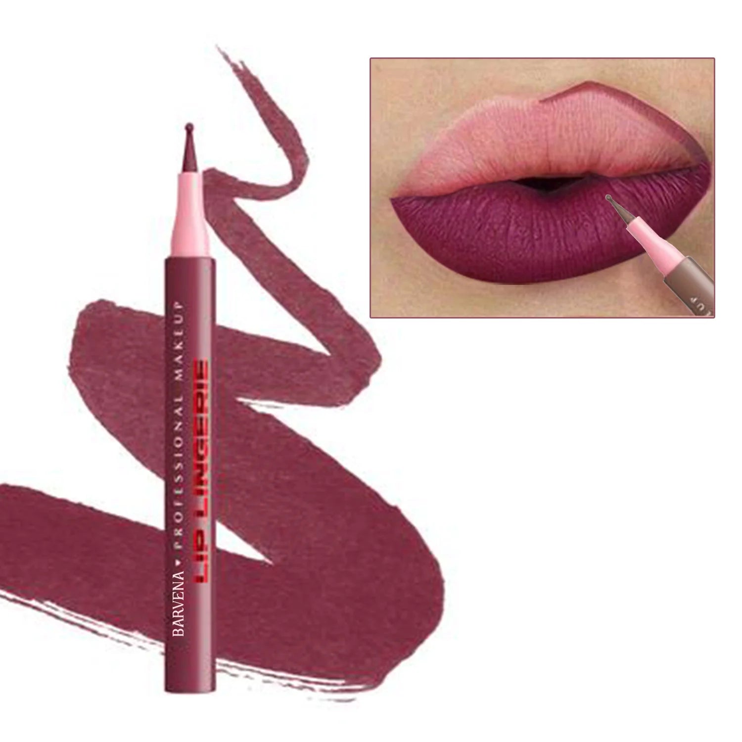 Crayon à lèvres mat, imperméable, Application lisse, résistant aux taches, hydratant, hautement pigmenté, 6 couleurs, maquillage pour le contour des lèvres